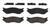 Disc Brake Pad Set (BKCZ-D0966)