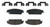 Disc Brake Pad Set (BKCZ-D1194)