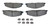 Disc Brake Pad Set (BKCZ-D1400B)