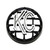STONE GUARD KC RALLY 400 ABS BLK/WHT EA