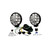 APOLLO PRO HALOGEN 6IN SPOT 2LT SYS