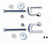 Truck Tool Box Mounting Kit (BFKJ-954101)