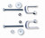 Truck Tool Box Mounting Kit (BFKJ-954100)