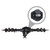 Rear Axle Assembly (GJSP-RAA435-2262X1-P)