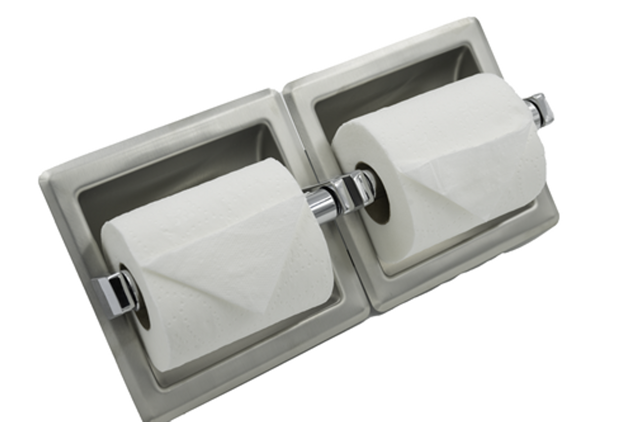 Recessed Double Toilet Tissue Dispenser (GP-102)