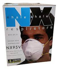 NX95V2 N95 respirator with Valve (Per Box) 