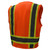 ANSI Class 2 Surveyor Style Safety Vest - Orange