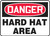 Danger Hard Hat Area Sign 10"x14"