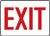Exit Sign 10"x14"