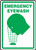 Emergency Eyewash Sign (Graphic) 10"x14"
