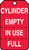 Cylinder Empty, In Use, Full Tags (25/PK)