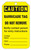 Caution Barricade Tags by the Roll (Per RL)