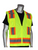 ANSI Class 2 Two-Tone 11 Pocket Surveyors Vest - Yellow