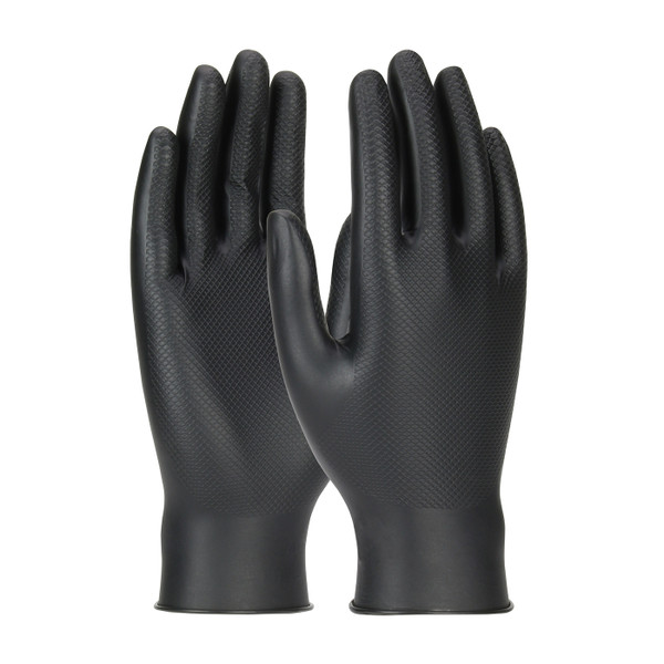 Grippaz Skins Nitrile Gloves. Heavy 6 mil Powder Free (per Bx) 