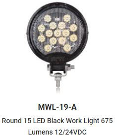Round 15 LED Work Light