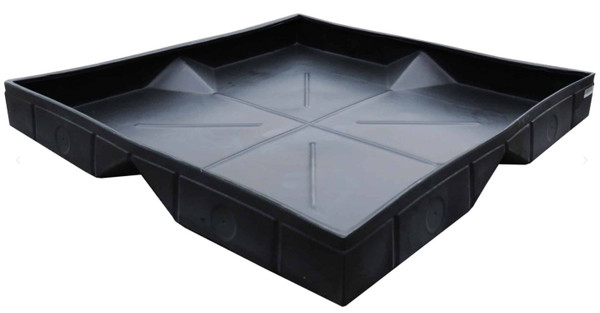 Spill Containment Tray 4' x 4' (4 drum)