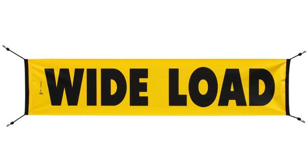 Wide Load Vinyl w/ bungee 
