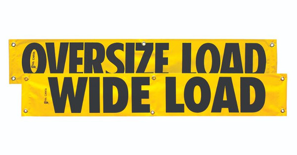 Oversize Load/ Wide Load Double sided banner