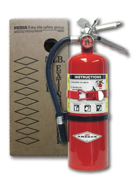 ABC Dry Chemical Extinguishers 5lbs w/ Wall Bracket