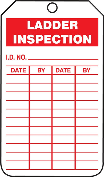 Ladder Inspection Tags - Cardstock (Per PK)