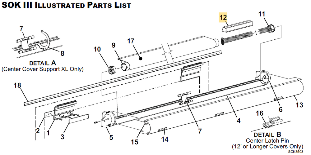 Carefree RV R041481-001 SOKIII Spring Sleeve