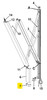 Carefree RV R001103WHT Eclipse Awning Fascia Bottom Cap - White
