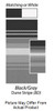 Carefree RV 301968D00G Fiesta Awning Fabric VL TA-17' B/GR, WHT WG, UNTUBD