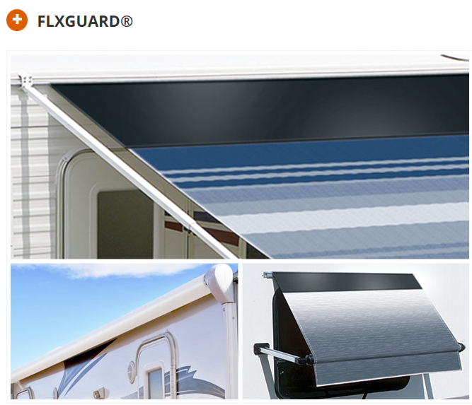 Carefree RV 66170105AG81RB Awning Fabric 15',0" - Cadet Grey Acrylic w/BLK FG