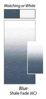 Carefree RV EA216C00 Fiesta Fabric, Roller Assy, & Springs for 21' Awning - Blue Shale Fade