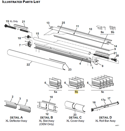 Carefree RV KY5562-A Ascent Bracket Kit, 3 Brackets, Deflector Mount - Black