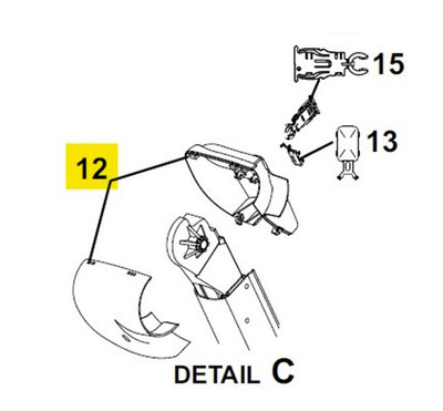 Carefree RV R001932-005 Awning Idler Cover - White