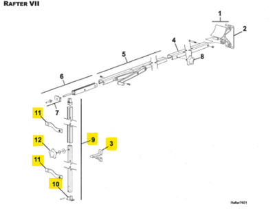 Carefree RV 902310 Rafter VII Ground Support Add-On - Satin