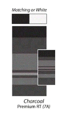 Carefree RV 301827A7AG81RB Awning Fabric, 16'0" - Charcoal Premium Vinyl
