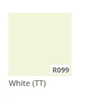 Carefree RV PA126TTXX38THN SOKII Slideout Fabric, 126" - White Acrylic w/GT