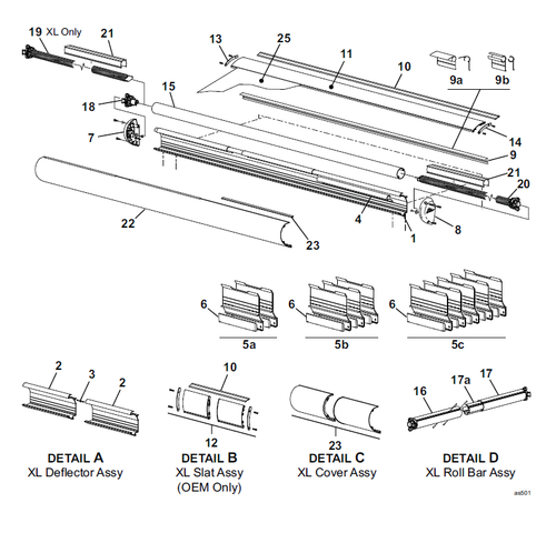 Carefree RV IH30262JV42 Ascent XL Awning Assy, 302" BLK HW - Black