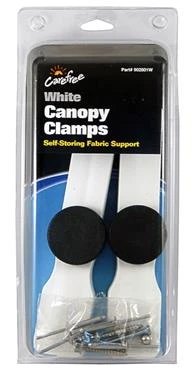 Carefree RV Awning Fabric Clamp 902801W-MP (Set of 6) White
