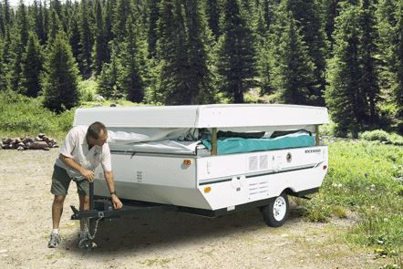Carefree RV P92001 Folding Camper Lift 12 V Replaces Manual DL880 Winch