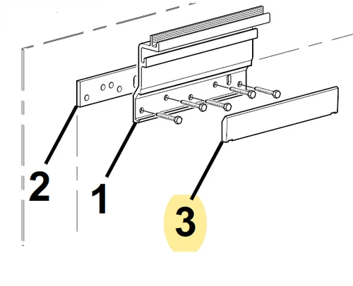 Carefree RV R001151BLK Awning Deflector Mount Bracket - Black 