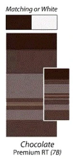 Carefree RV GW2167B7BBRB Latitude Awning 18',0" - Premium Chocolate w/ Stripes