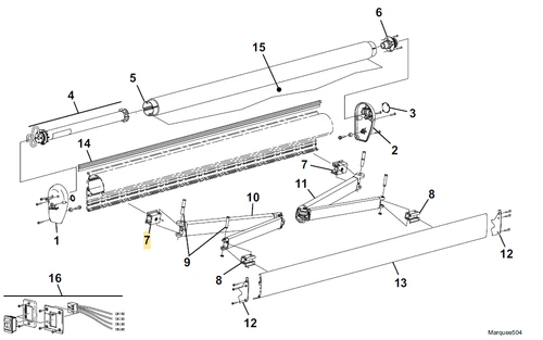 Carefree RV R019853-001 Marquee Connector Assembly Case