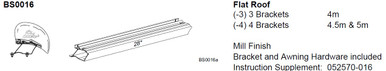 Rm Bracket Carefree RV BS0016 Freestyle RM Bracket Kit, 5M - Mill - RV Carefree