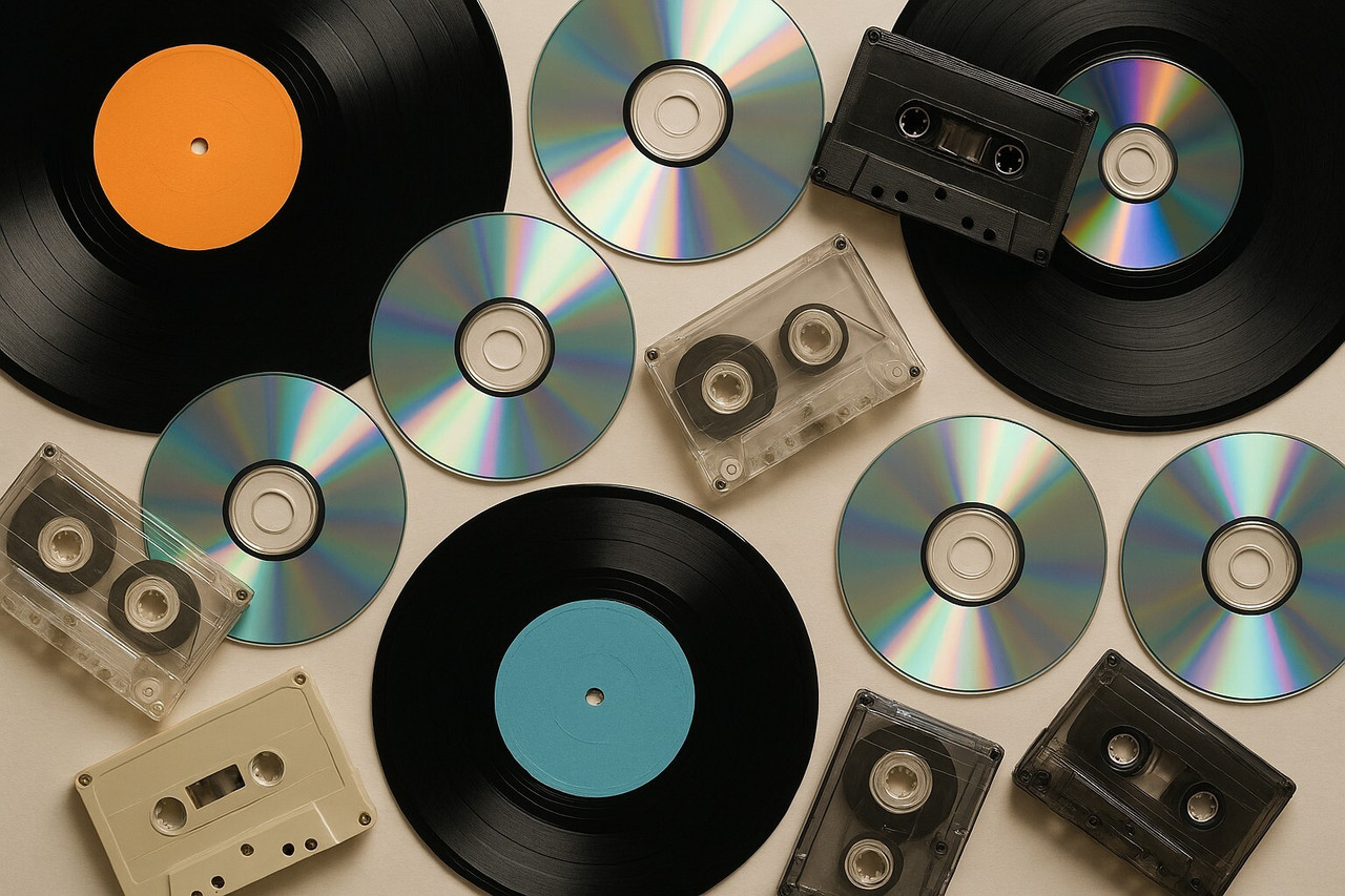 Vinyl Records, CD's, Tapes