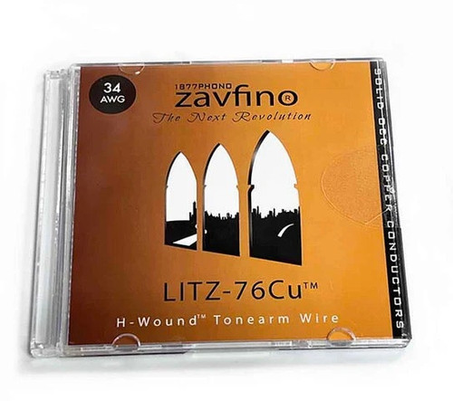 Zavfino LITZ-76Cu™ Cryo-Treated OCC Copper Tonearm Rewire