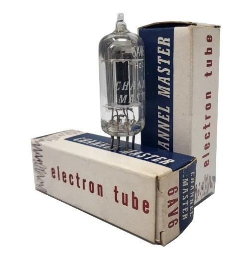 Pair OfChannel Master 6AV6 Vaccum Tubes