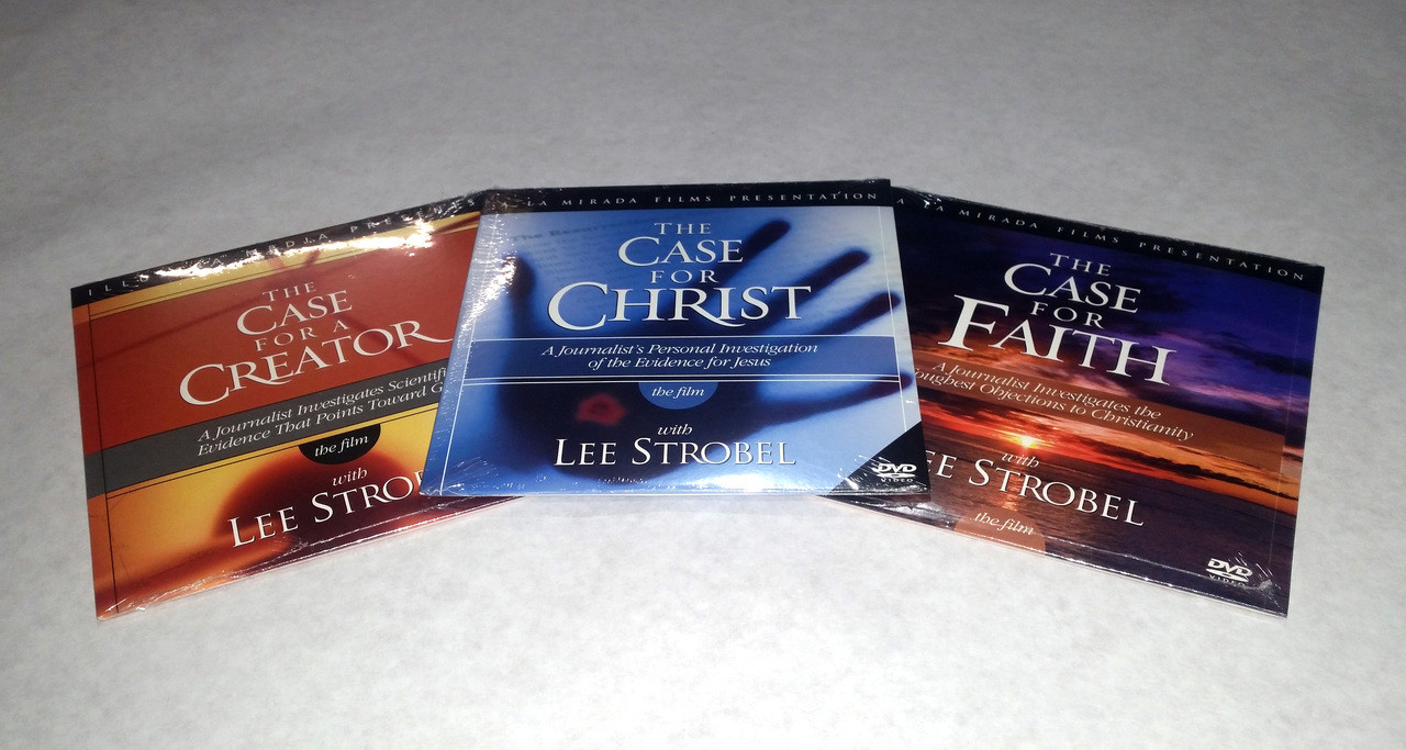 Lee Strobel Collection Ministry Give-Away DVD Set (17 Case for Christ, 16  Case for a Creator, 16 Case for Faith)