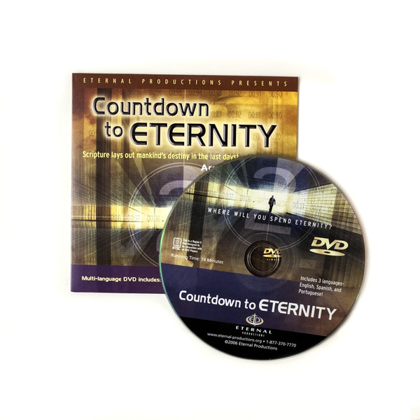 25 Countdown to Eternity Ministry Give-Away DVDs