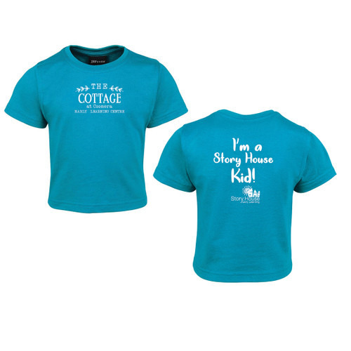 The Cottage Early Learning Kids T Shirt - Aqua available