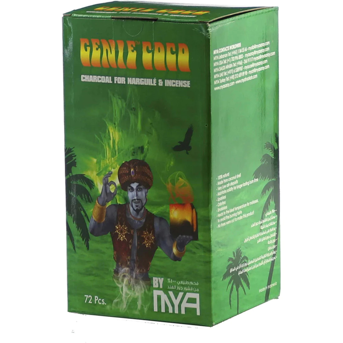 Mya Genie Coco x72 Pcs | myhookah.ca