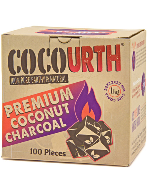 CocoUrth Organic Coconut Charcoal (100 Pieces - Small Cube) CocoUrth Organic Coconut Charcoal (100 Pieces - Small Cube)
