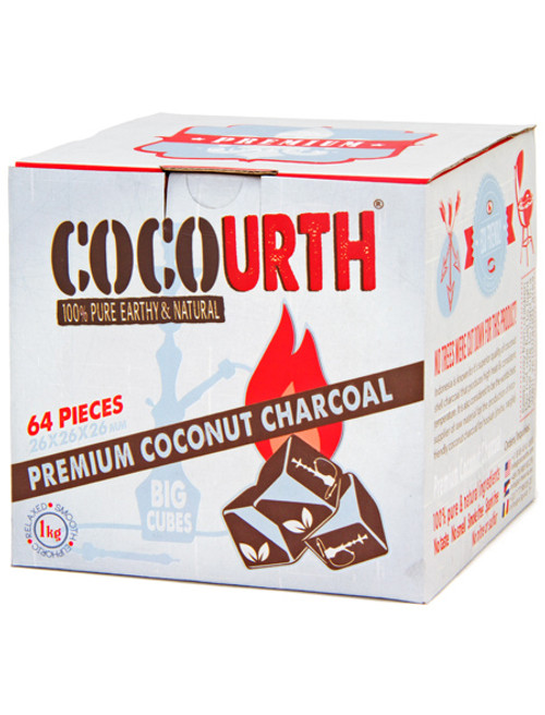 CocoUrth Organic Coconut Charcoal (64 Pieces - Large Cube) CocoUrth Organic Coconut Charcoal (64 Pieces - Large Cube)